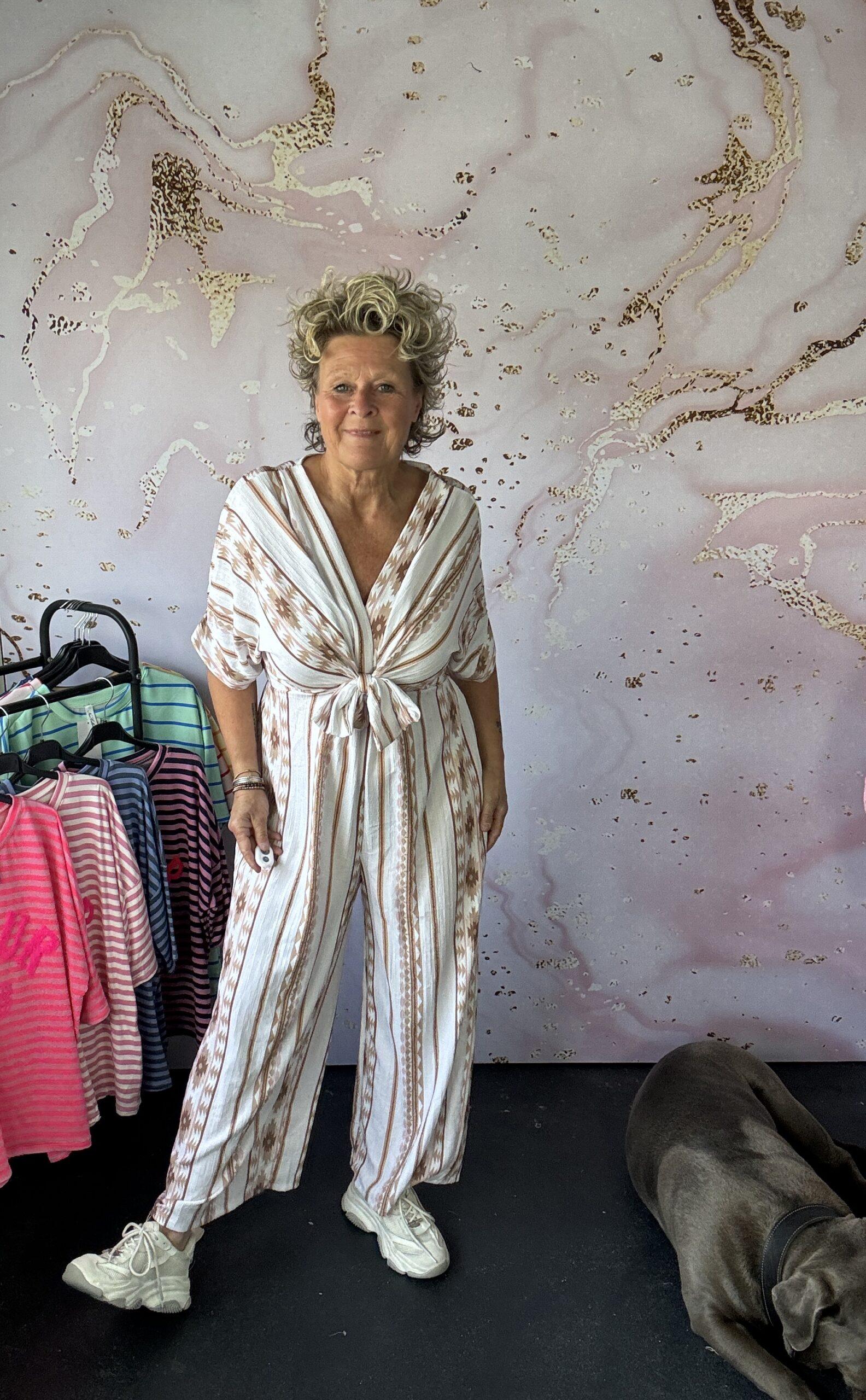 Jumpsuit beige - Afbeelding 2