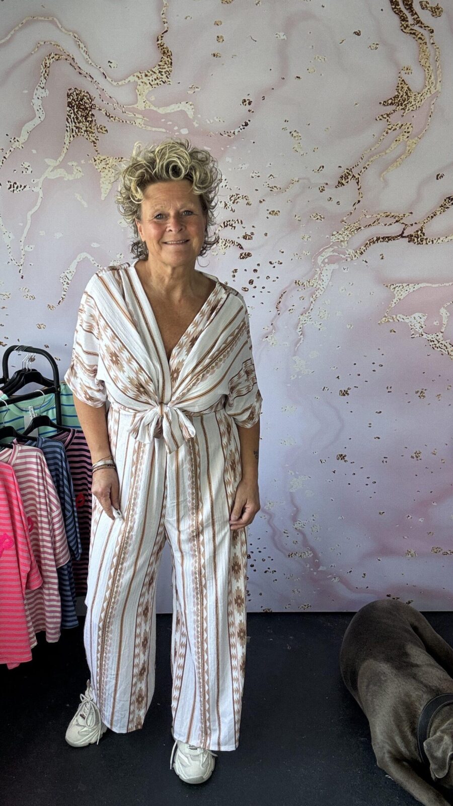 Jumpsuit beige