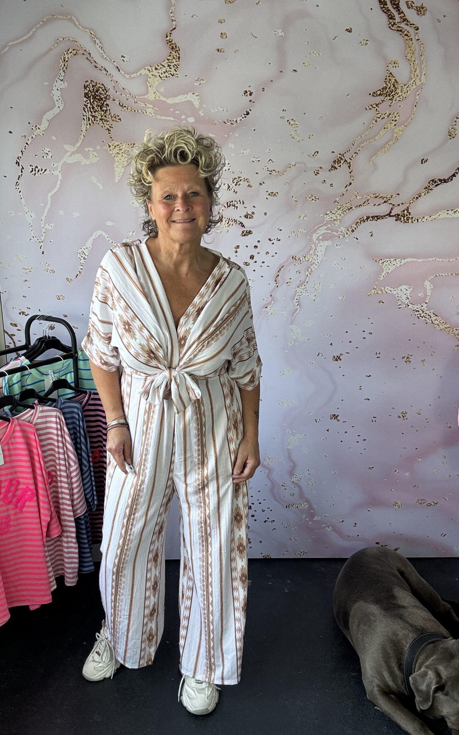 Jumpsuit beige