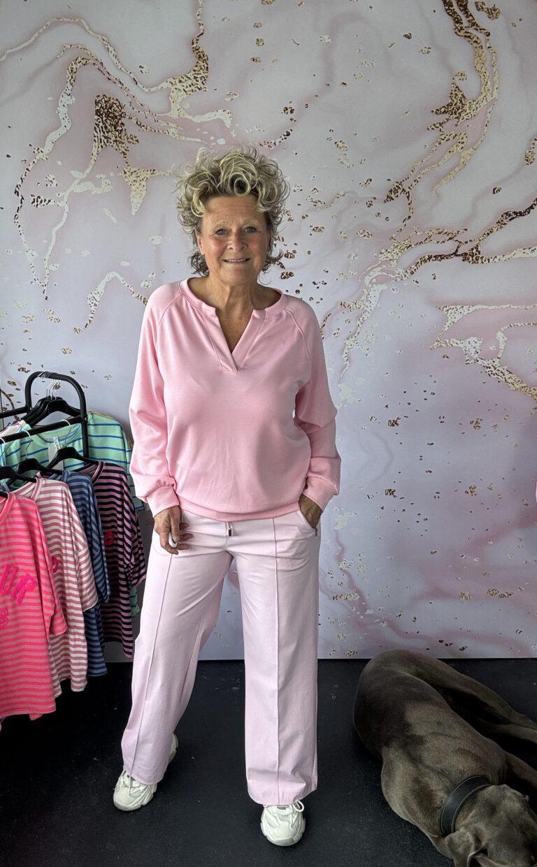 sweater Mooij lichtroze