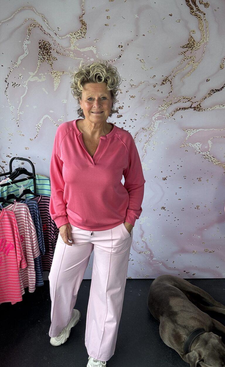 sweater Mooij fuchsia
