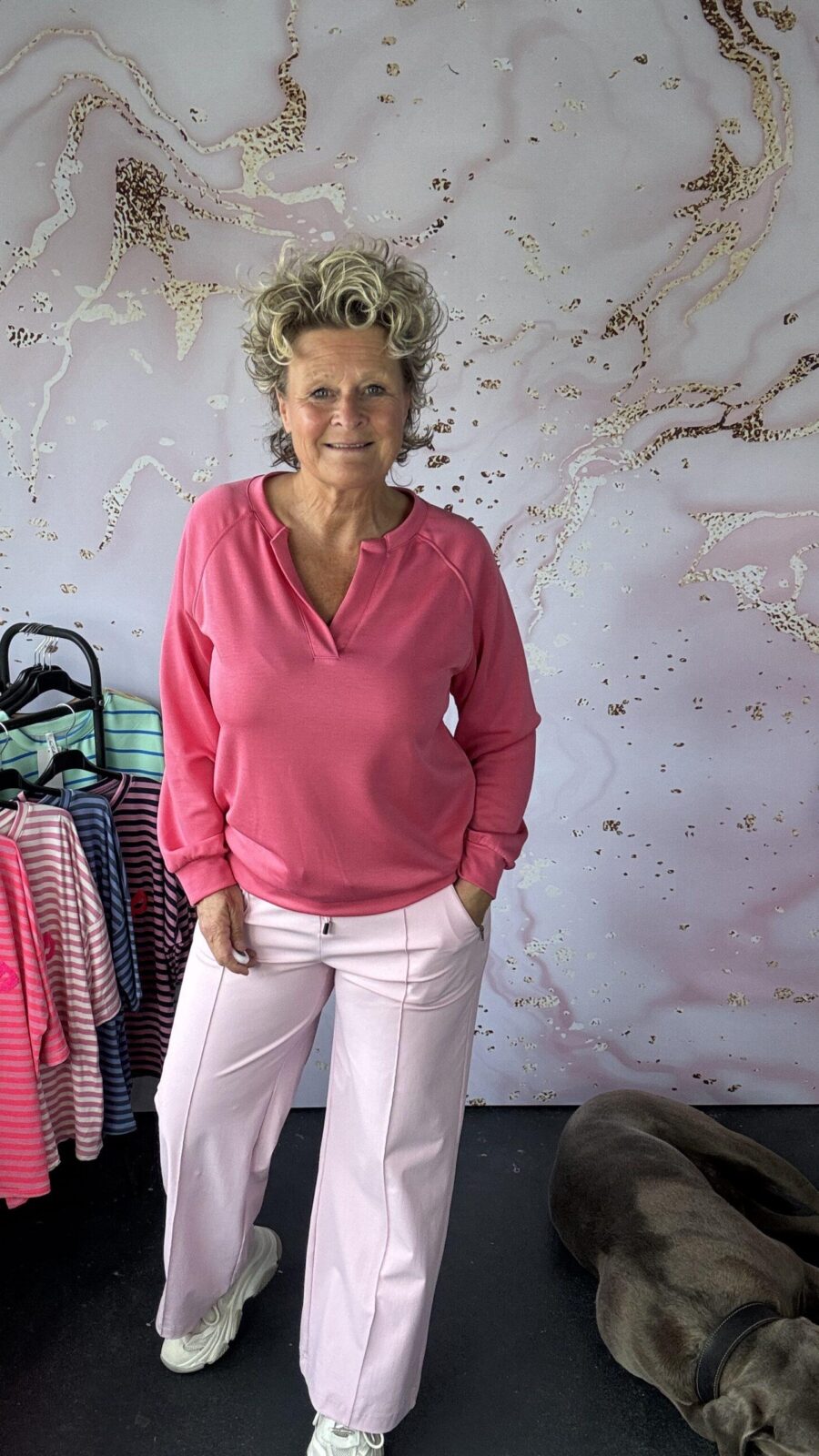 sweater Mooij fuchsia