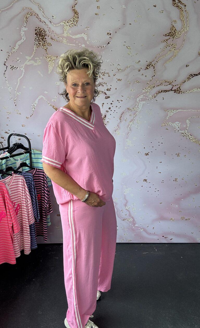 2 delige set Naomi roze