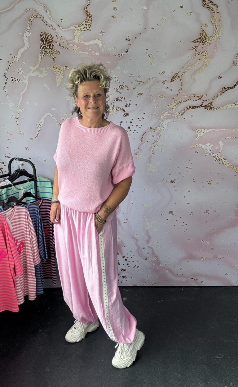 broek Study roze