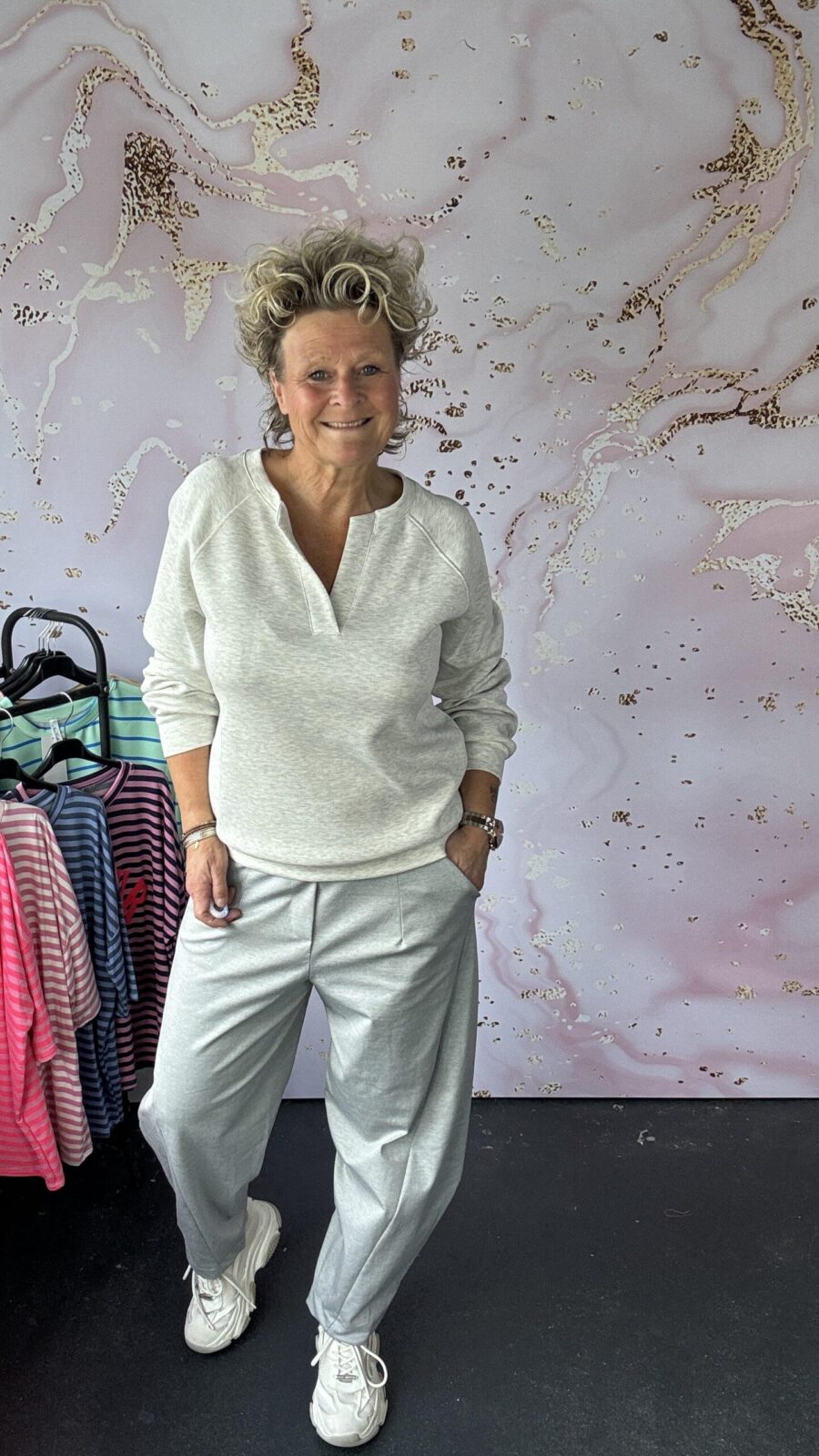 broek Amore grijs chastar