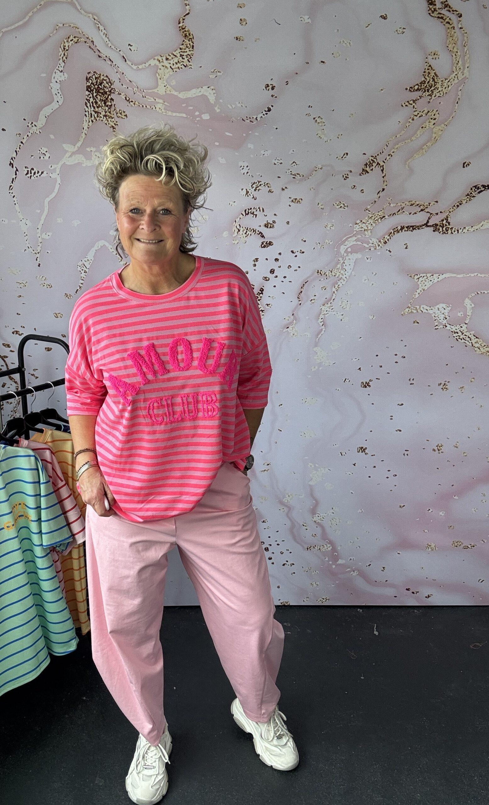 T Shirt AMOUR roze/roze - Afbeelding 2