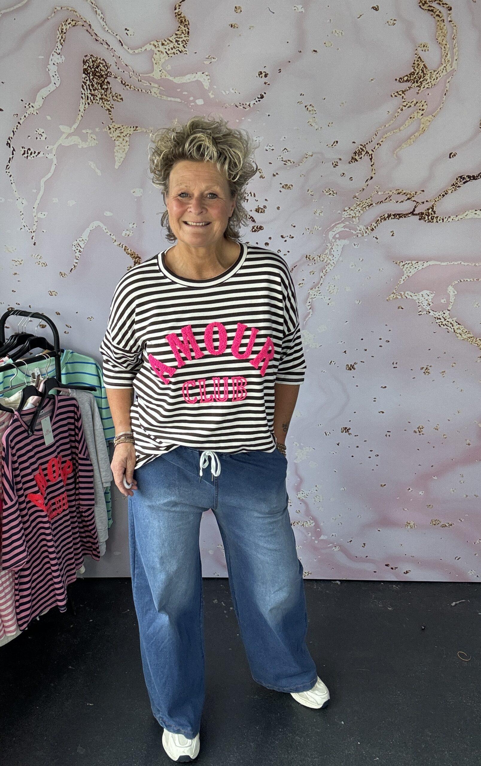 Jeans Wide Free size dark - Afbeelding 2