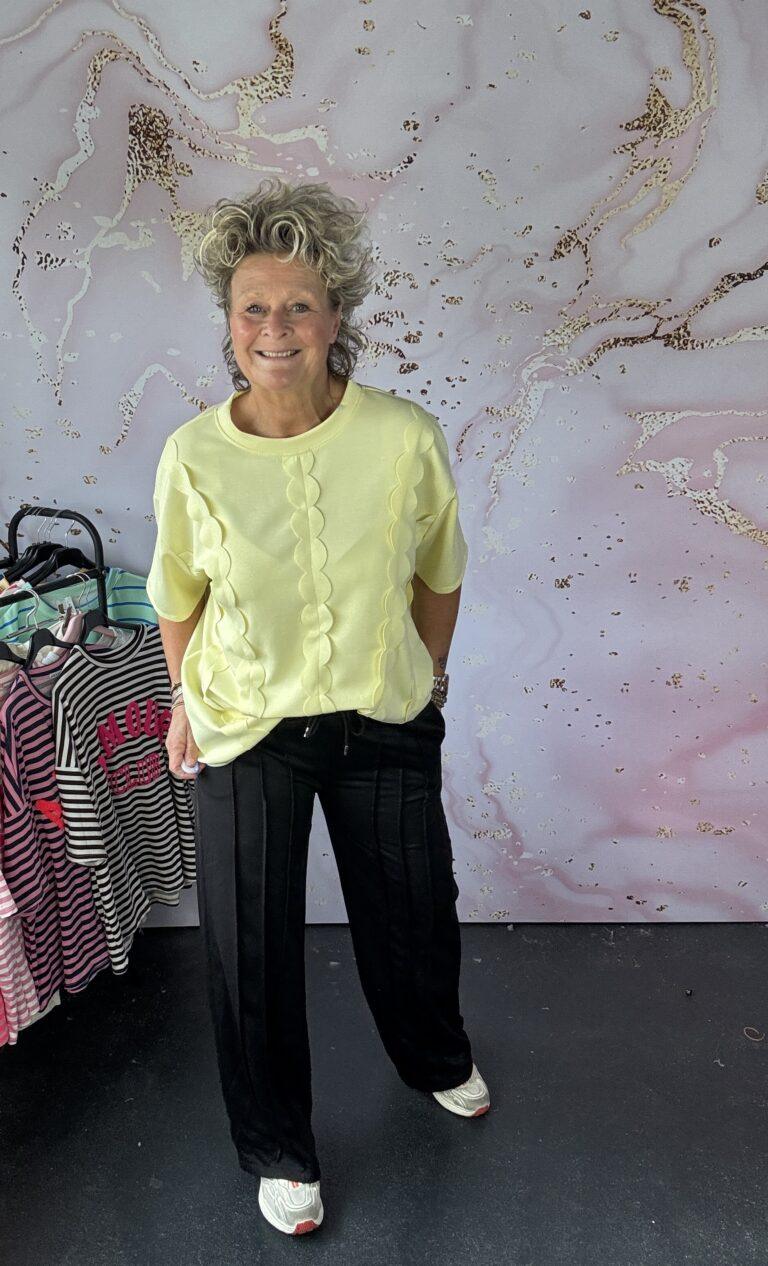 Jogg broek streep zwart