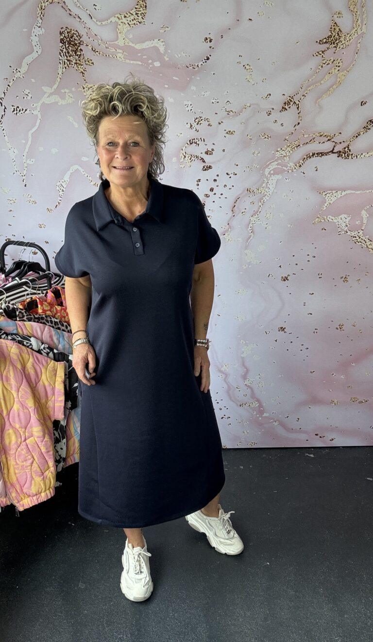 jurk Savielle navy