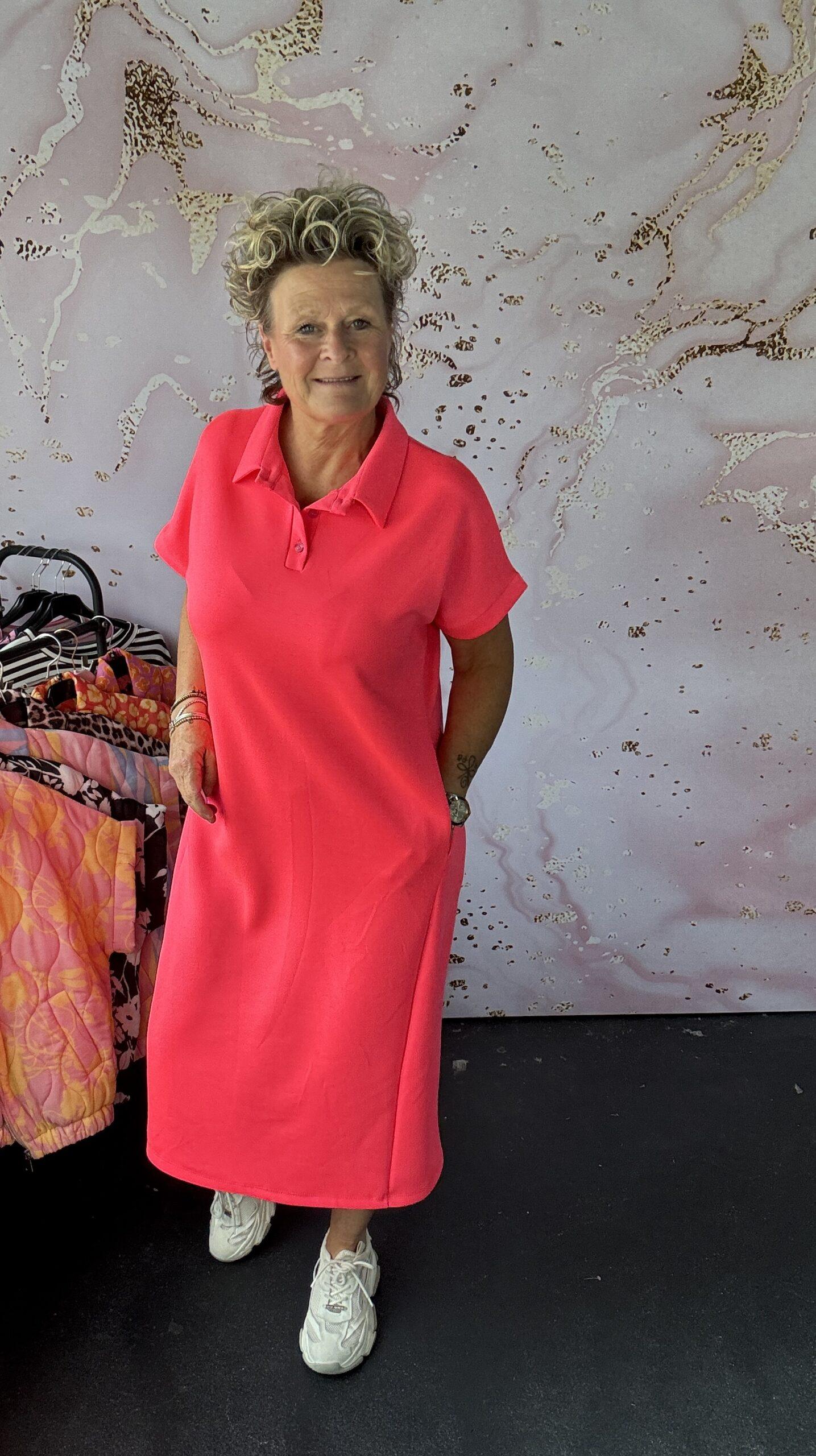 jurk Savielle fluor - Afbeelding 2