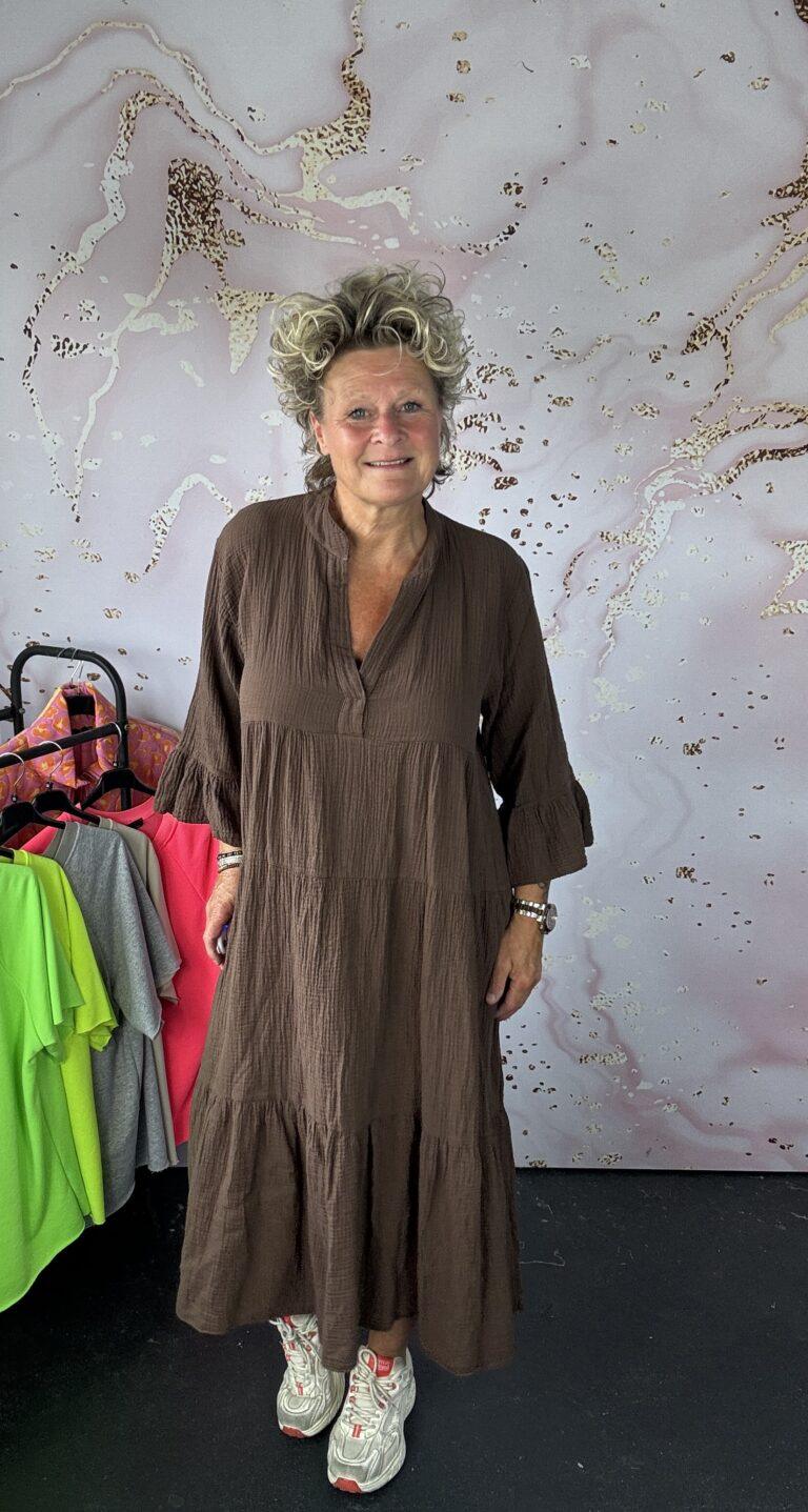 jurk Sofie bruin