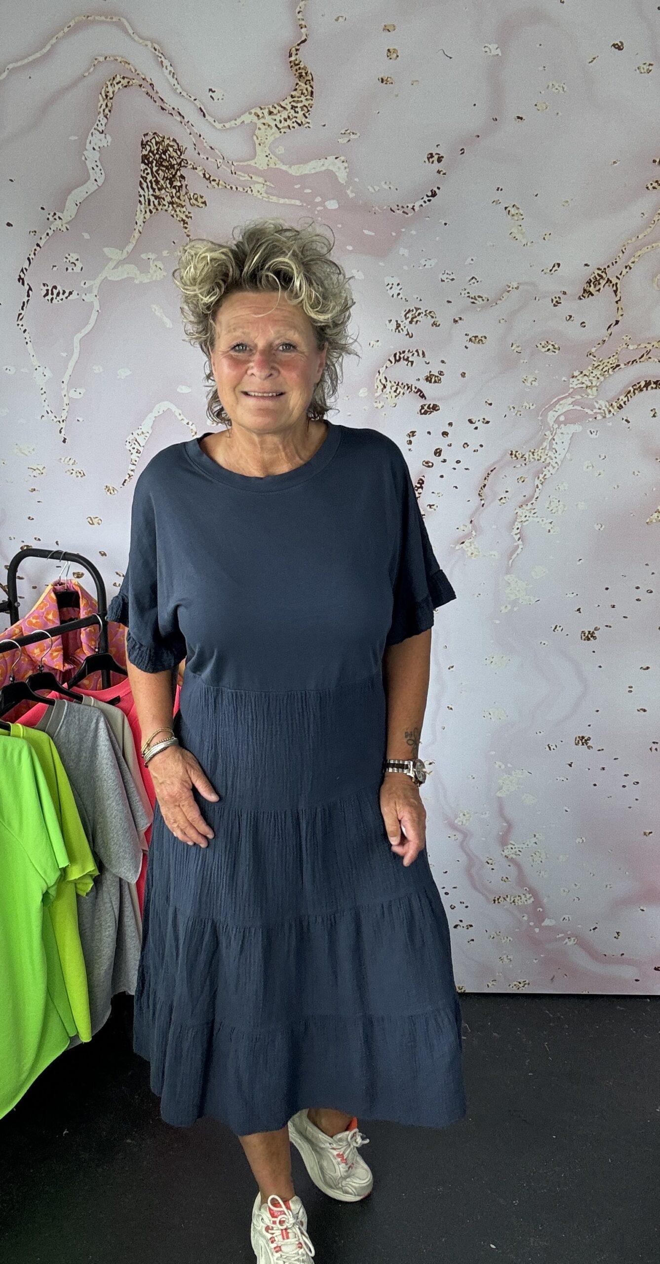 jurk loes Navy - Afbeelding 2