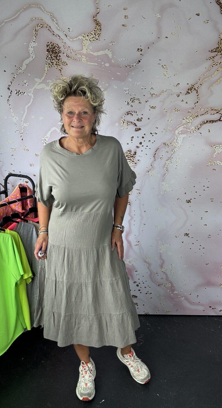 jurk loes Taupe