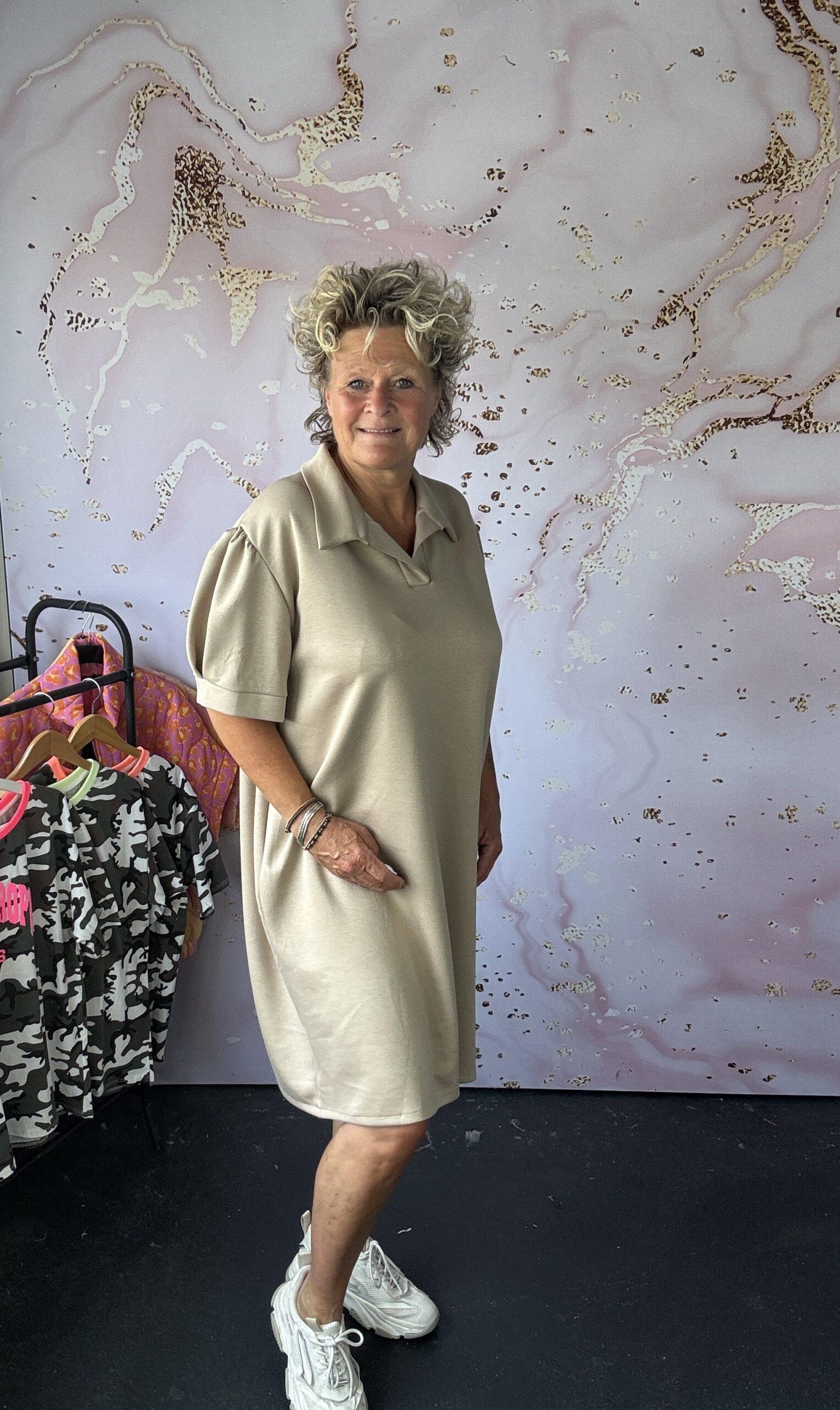 jurk Savielle beige - Afbeelding 2