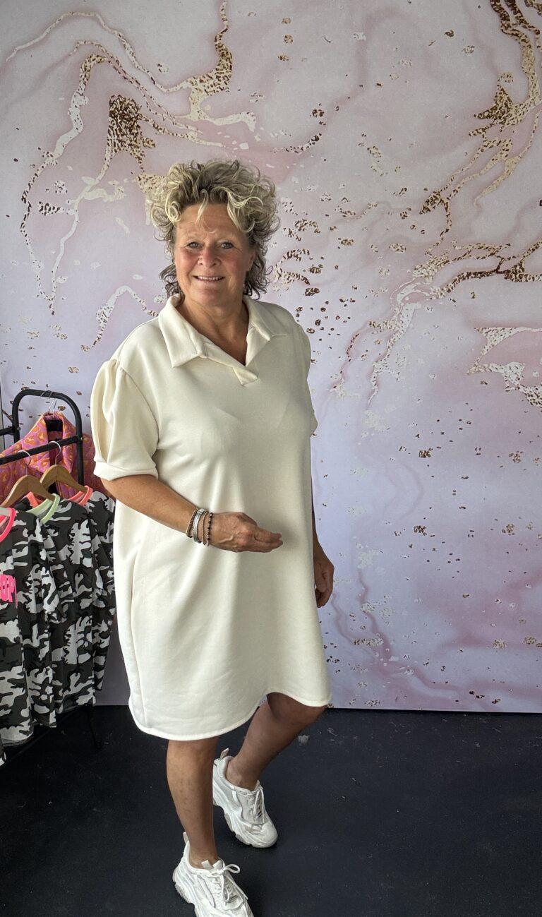 jurk Savielle offwhite