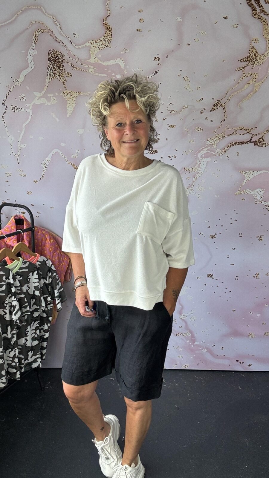 T Shirt badstof wit MOOIJ