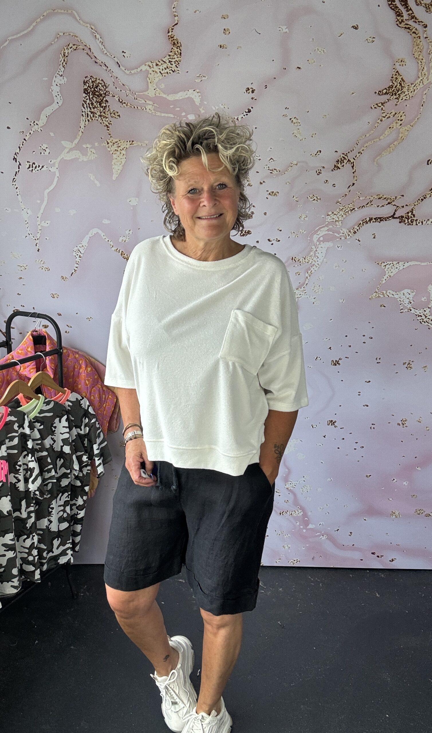 T Shirt badstof wit MOOIJ - Afbeelding 2