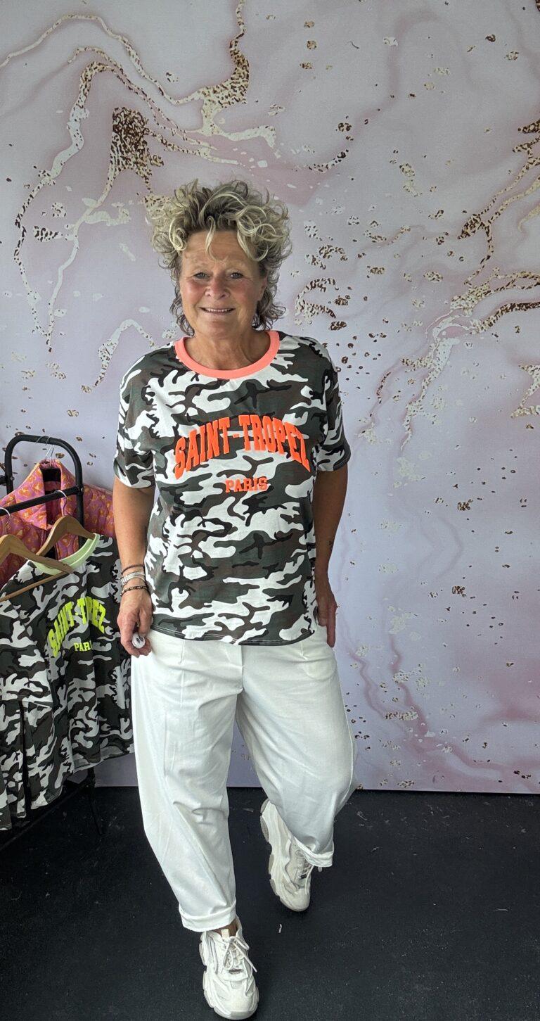 T Shirt St Tropez oranje
