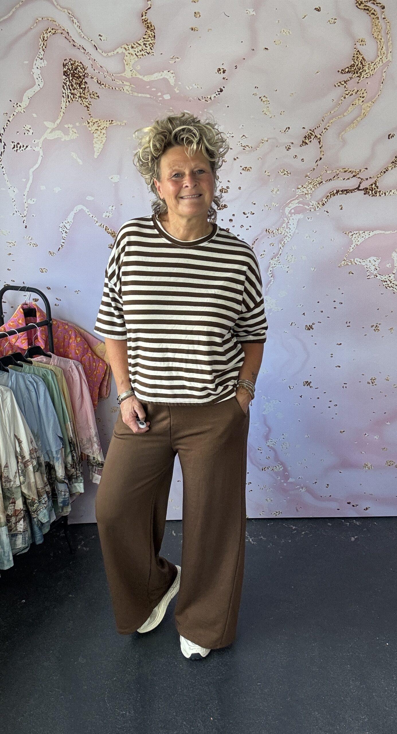 2 delige set Joyce bruin