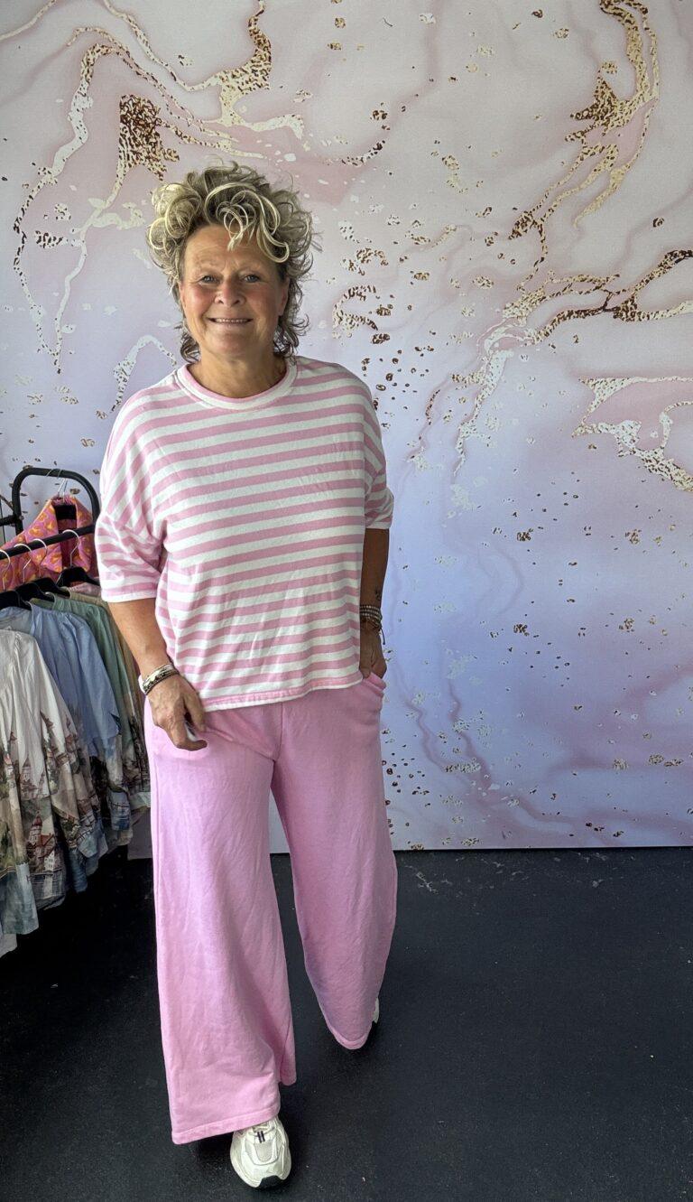 2 delige set Joyce roze