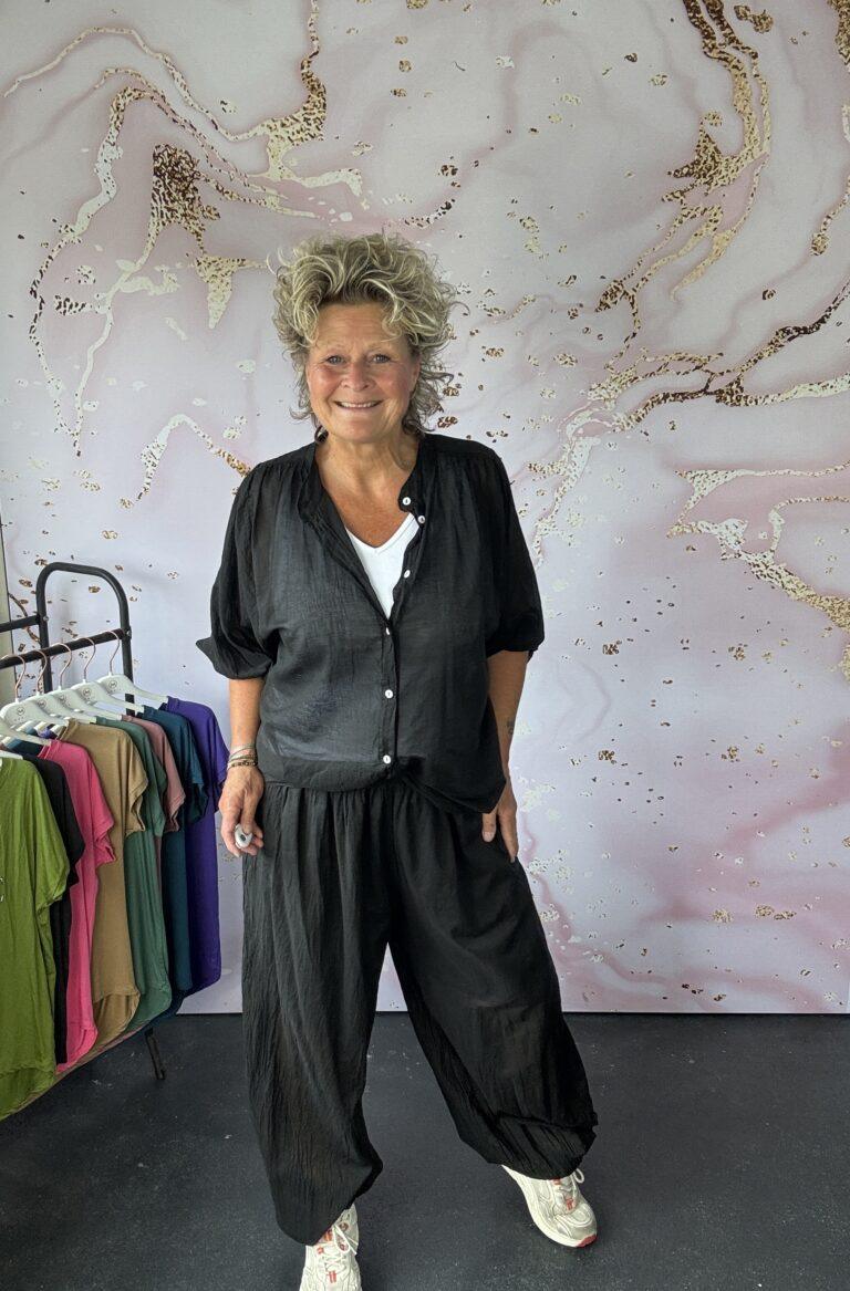 2 delige set Brendi zwart