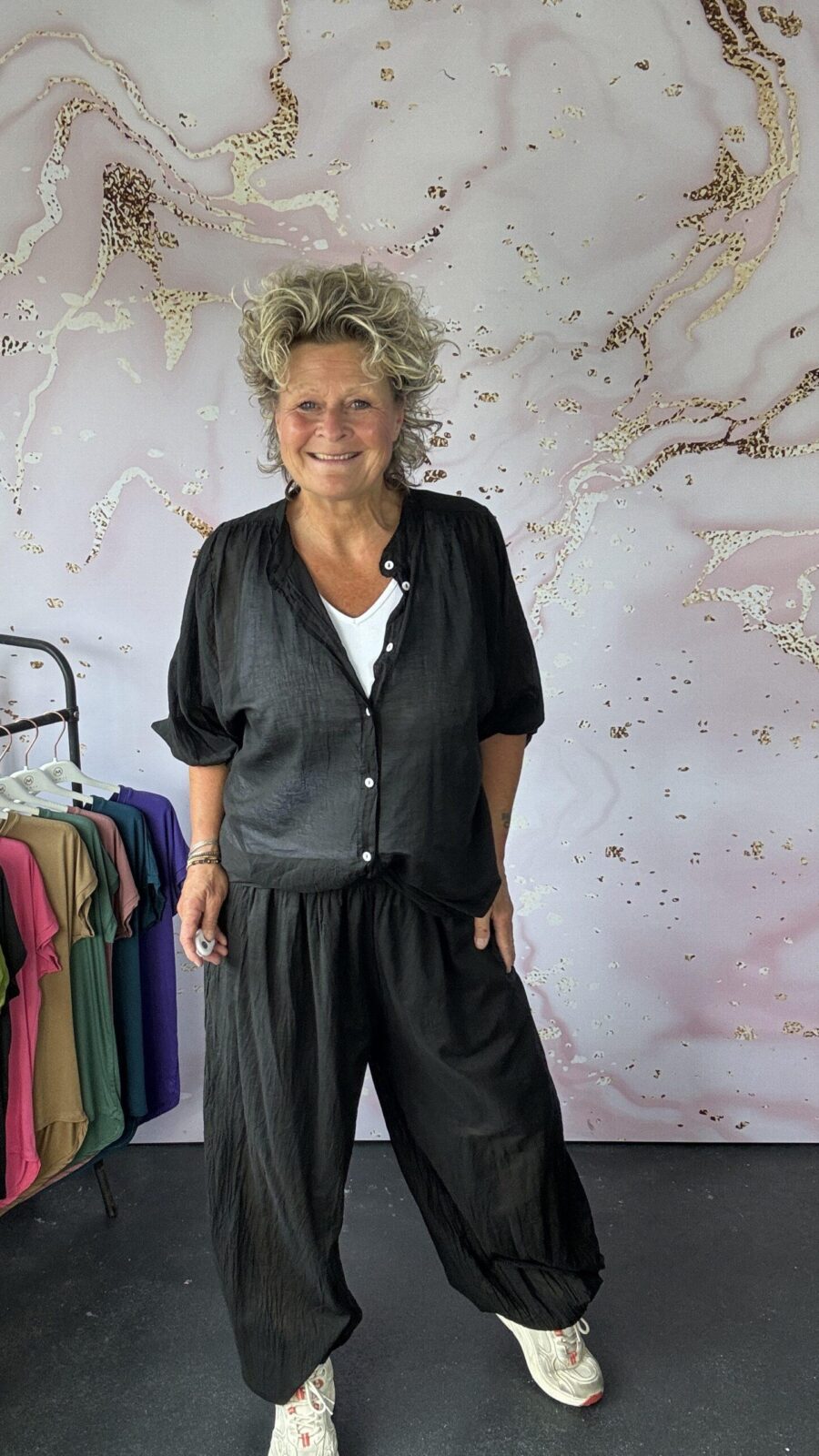 2 delige set Brendi zwart