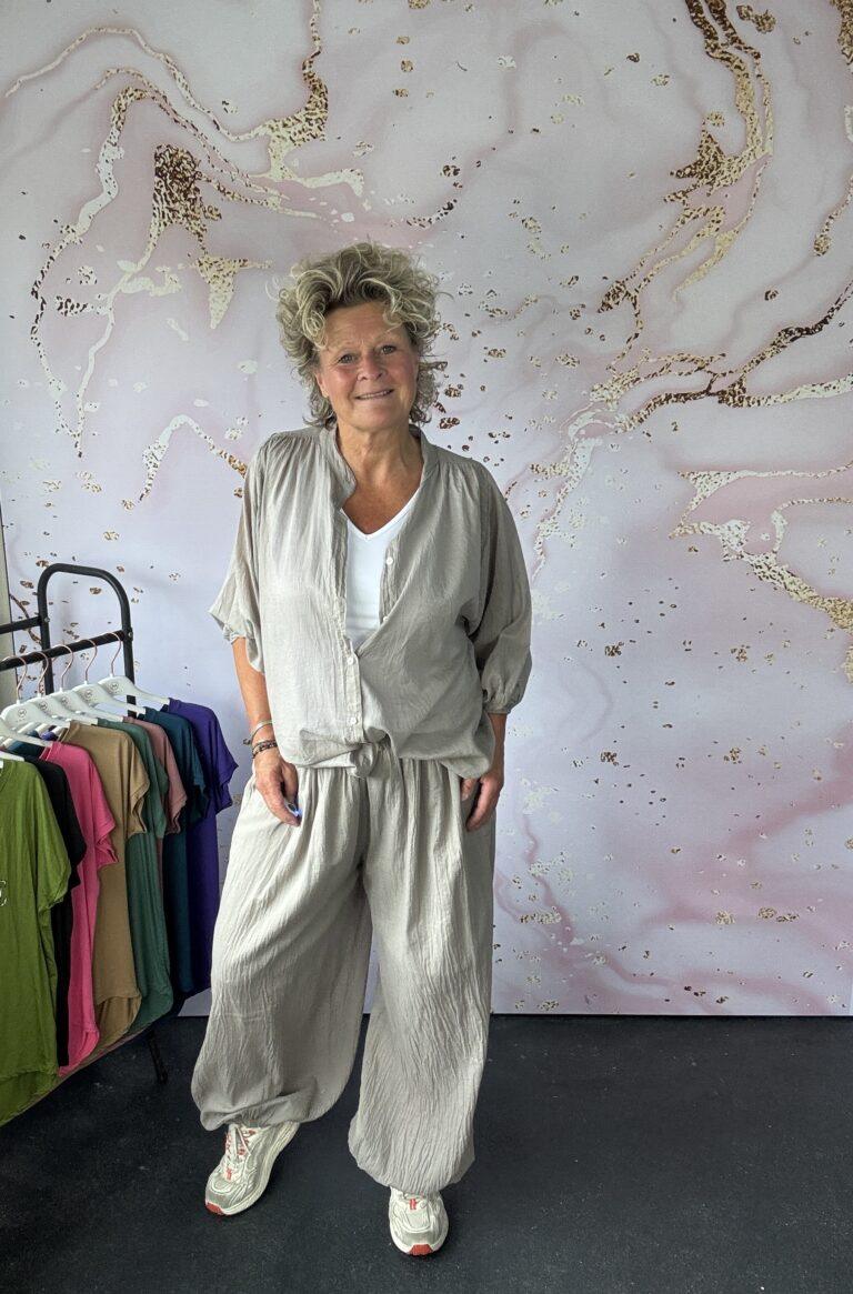2 delige set Brendi taupe