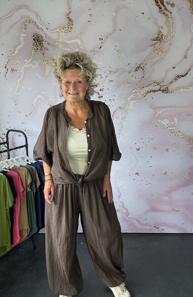 2 delige set Brendi bruin