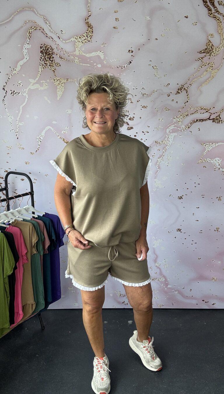 2 delige set Merel taupe
