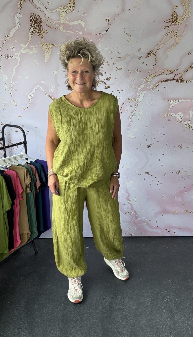 2 delige set Anna lime