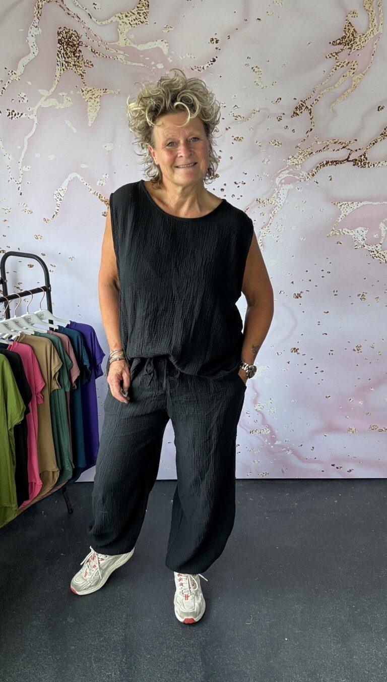 2 delige set Anna zwart