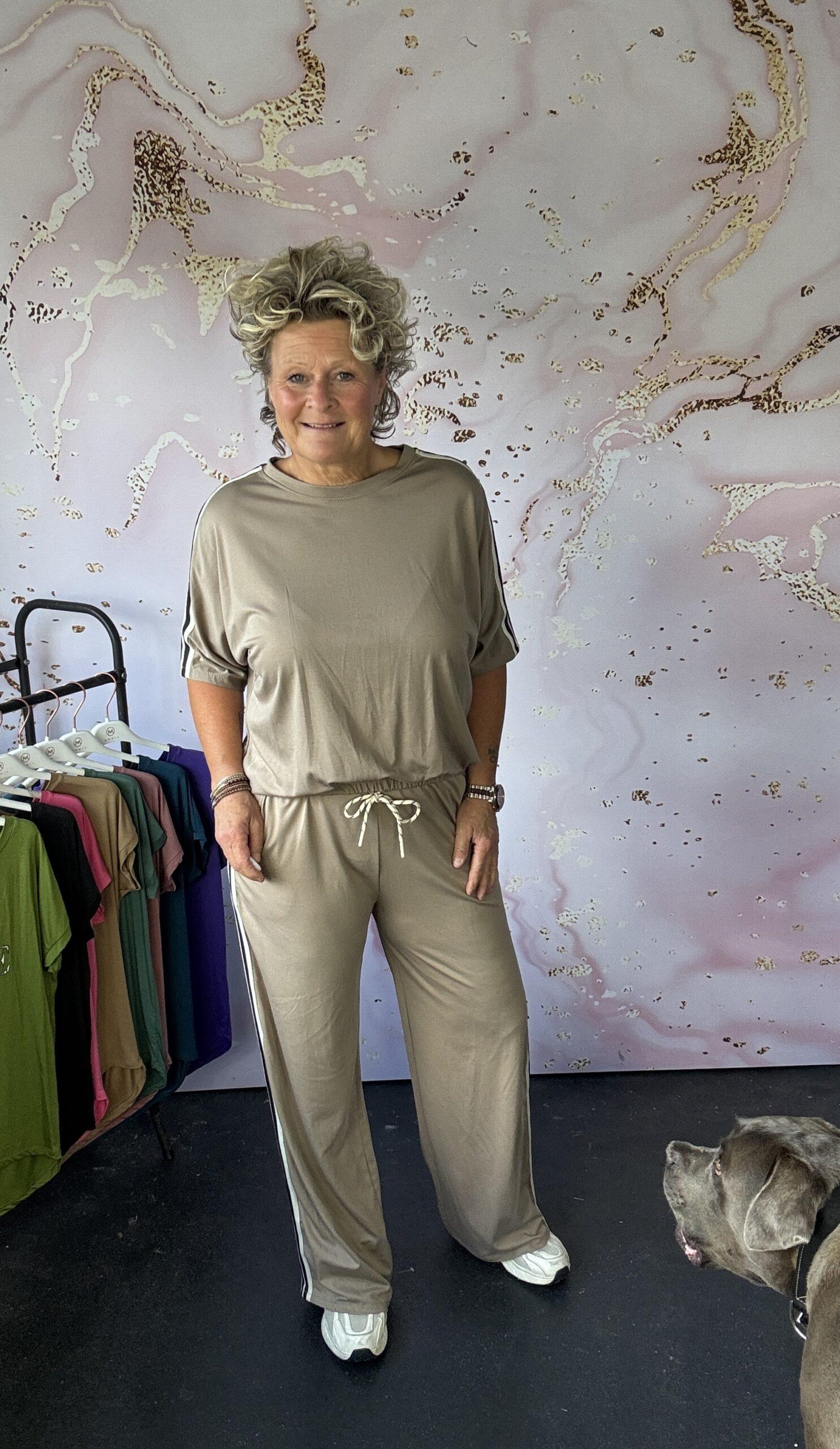 2 delige set Luni taupe - Afbeelding 2
