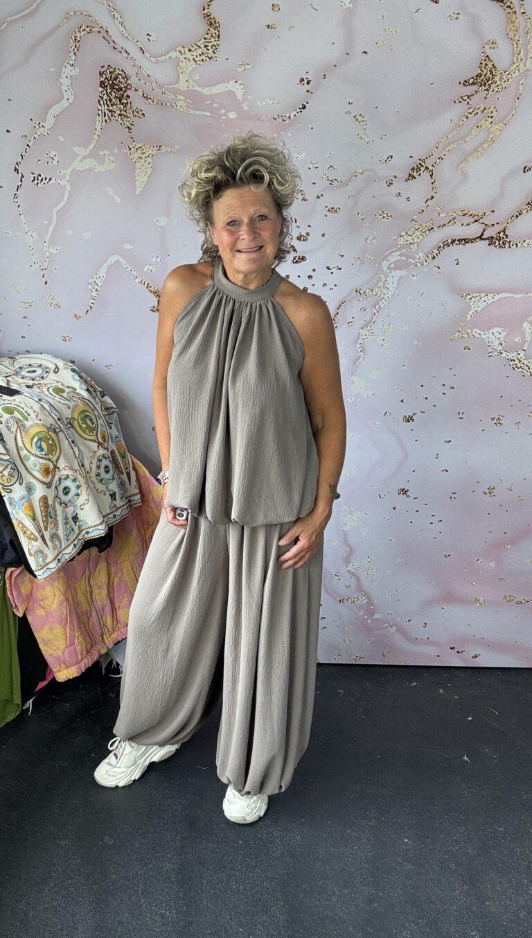 2 delige set Lania taupe