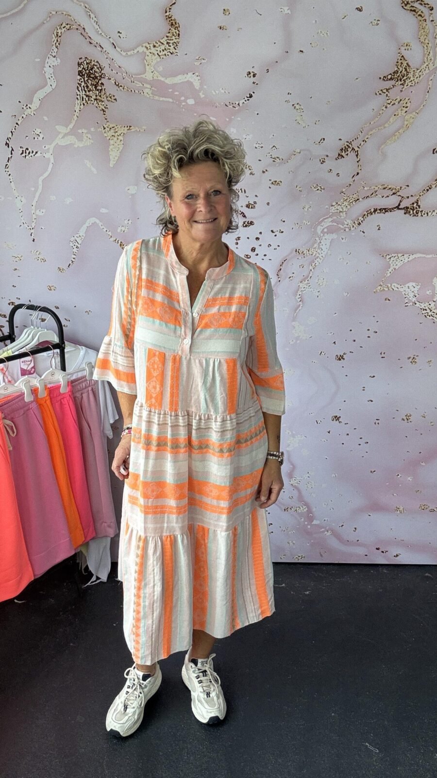 Jurk holly orange