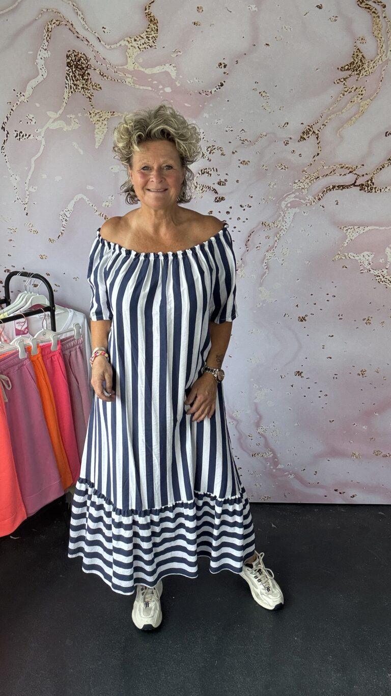 Jurk Stripe Navy