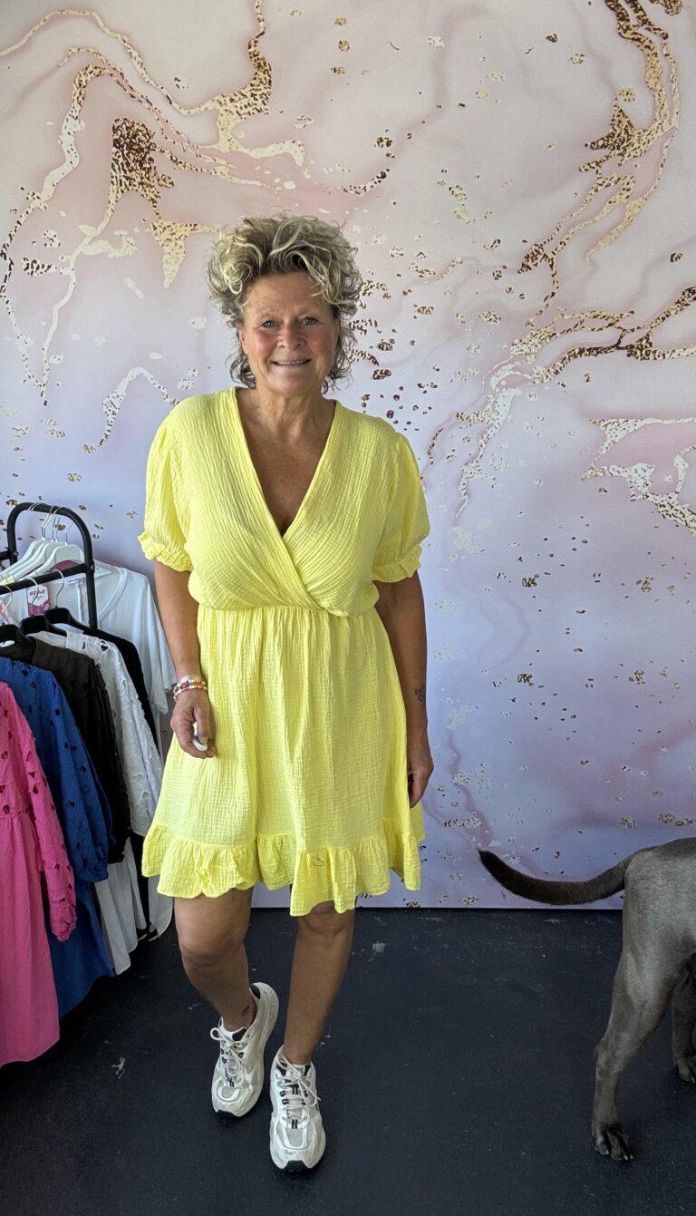 Jurk Brigit geel