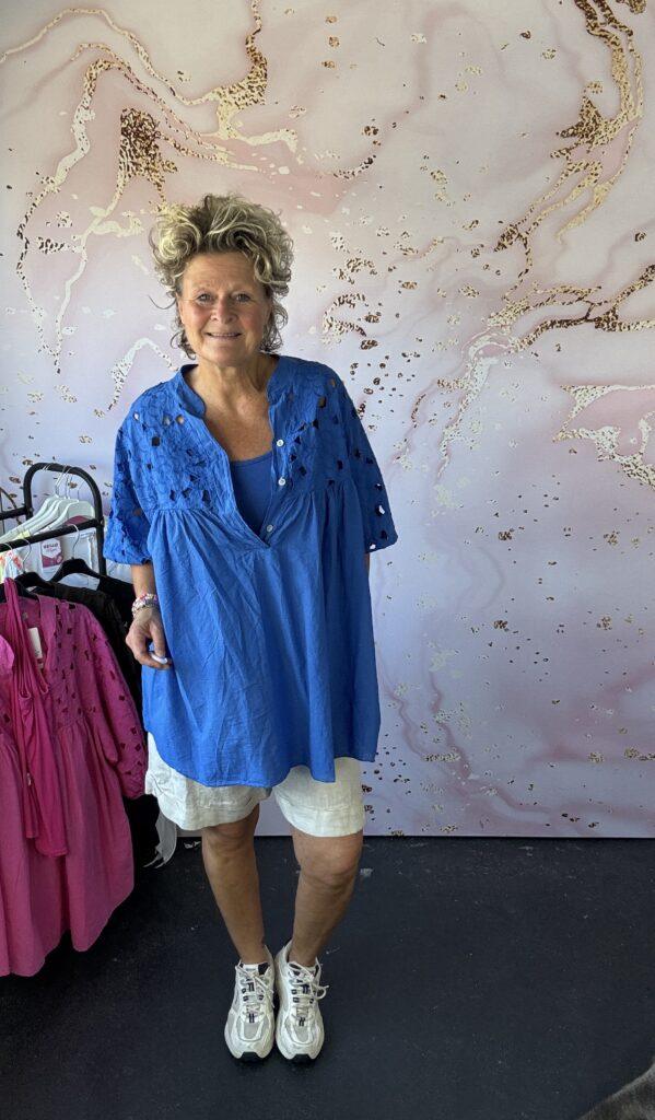 Blouse Kaatje kobalt