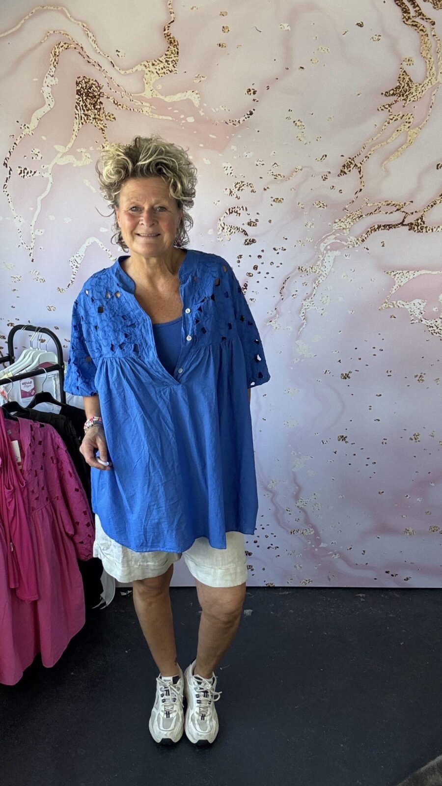 Blouse Kaatje kobalt