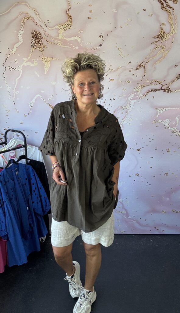 Blouse Kaatje bruin