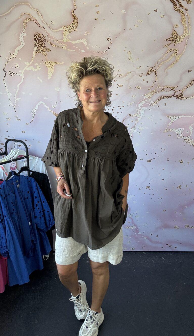 Blouse Kaatje bruin