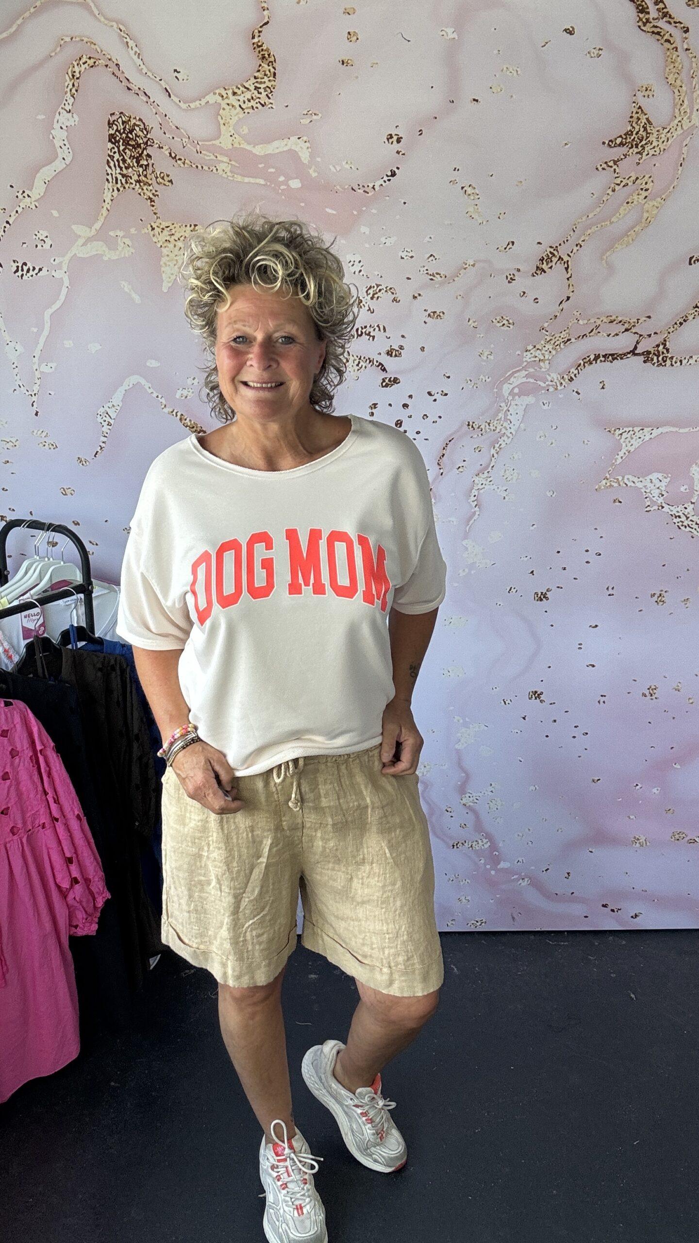 sweater Dog Mom beige - Afbeelding 2