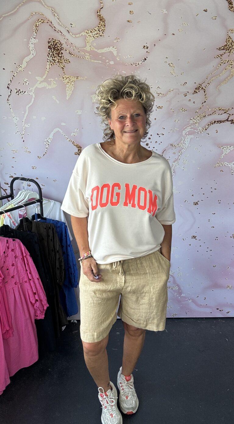 sweater Dog Mom beige