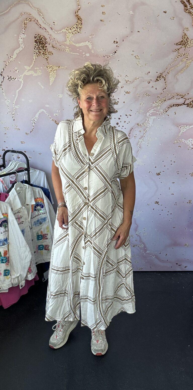 Jurk Lina camel