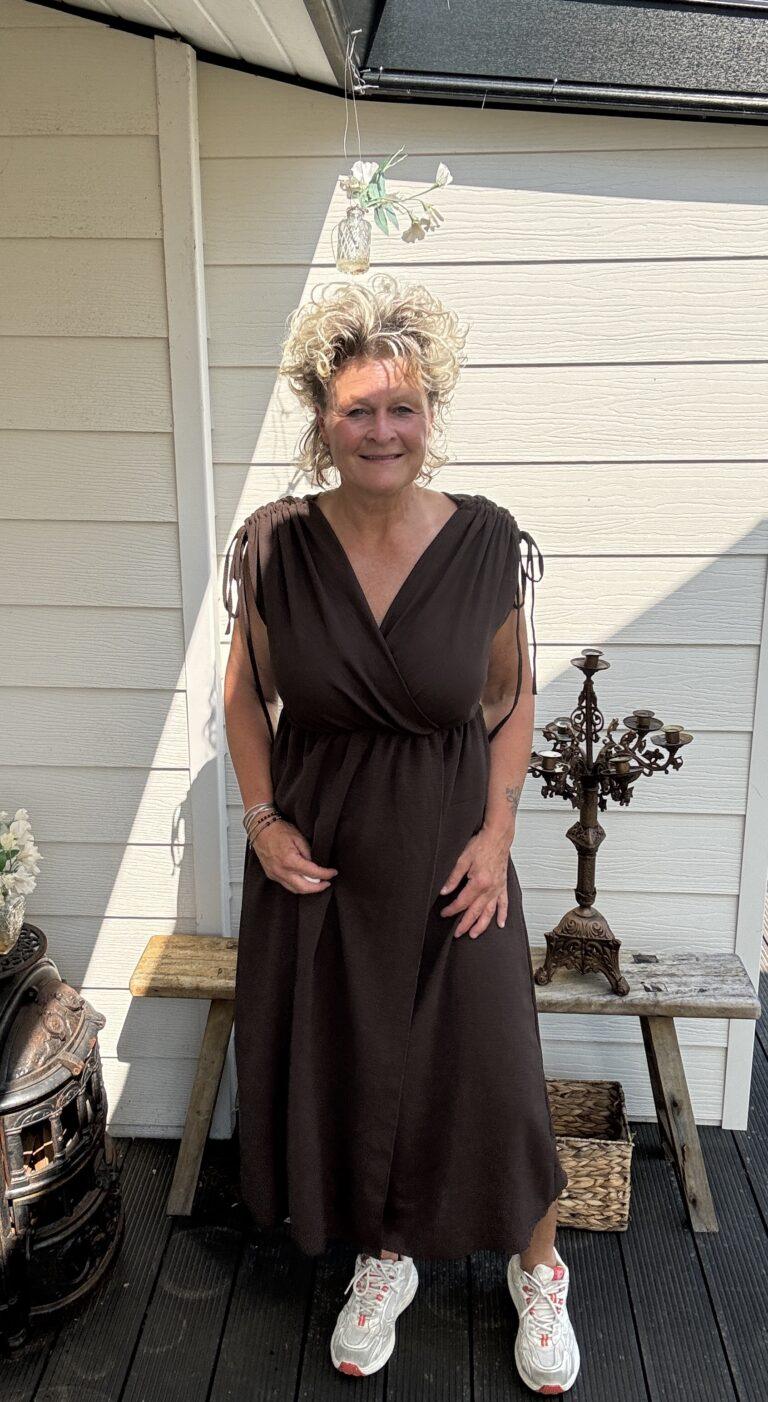 Jurk Liane bruin