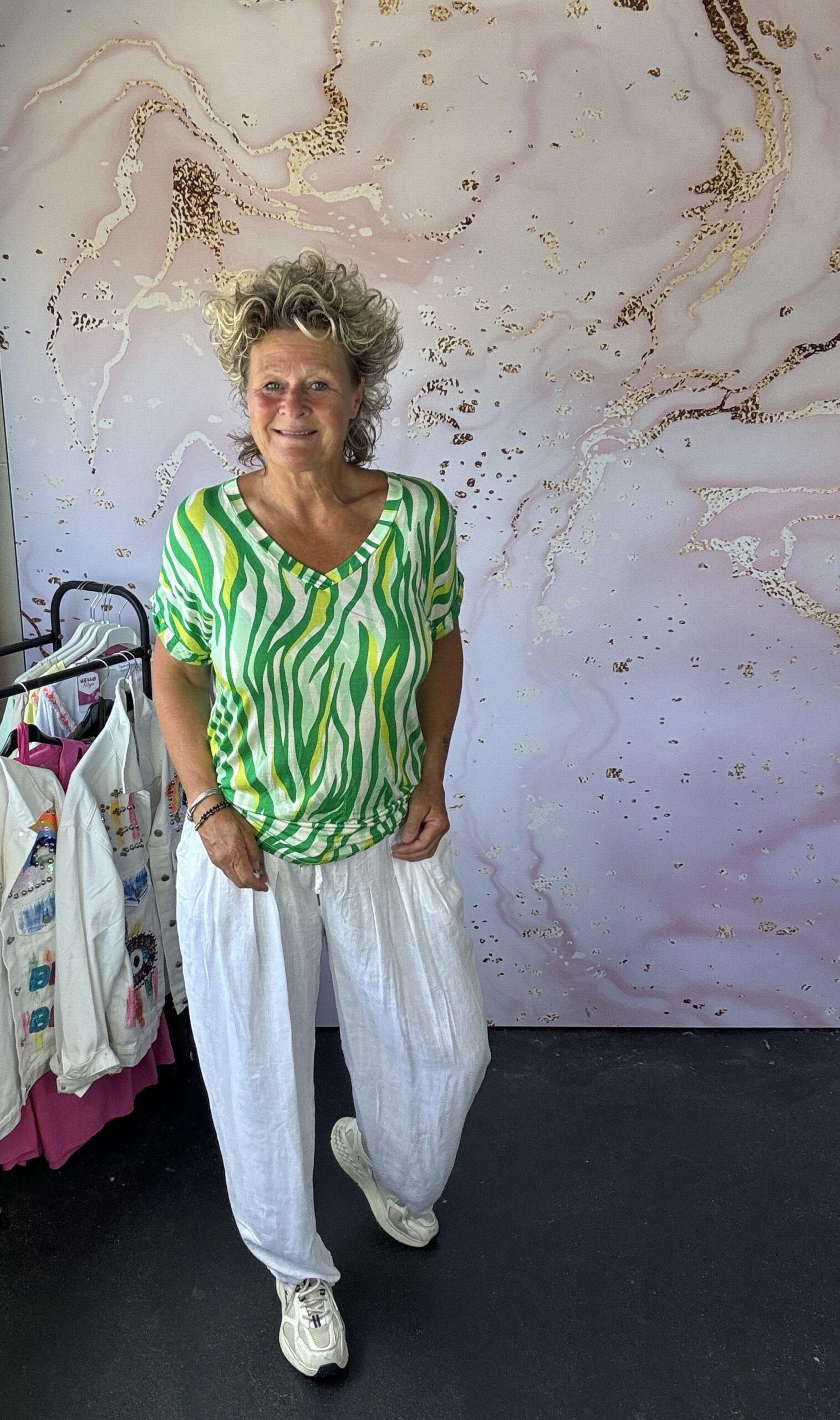 T shirt Berdien groen MOOIJ - Afbeelding 2