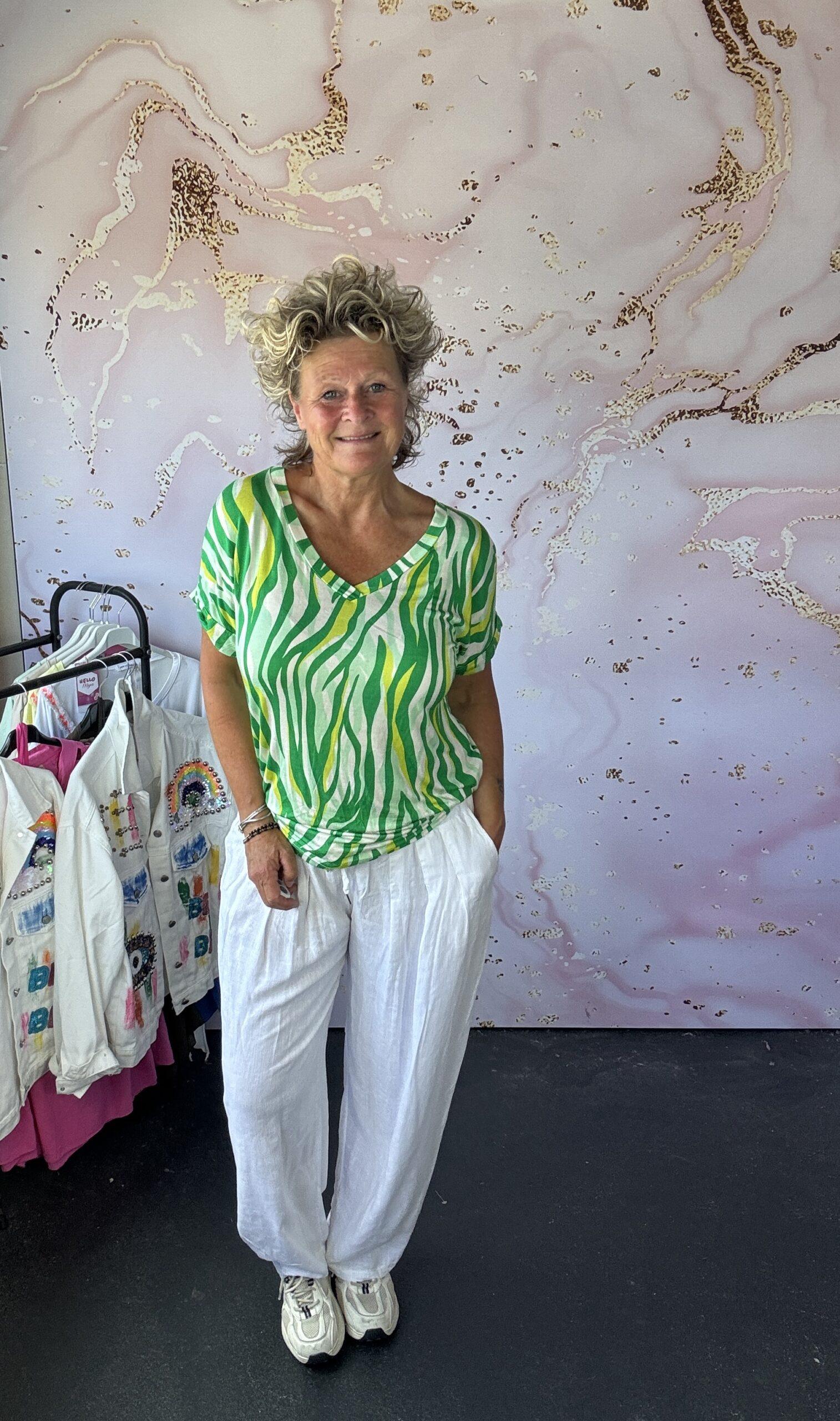 T shirt Berdien groen MOOIJ