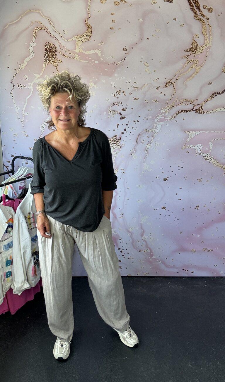 linnen broek Lopke beige