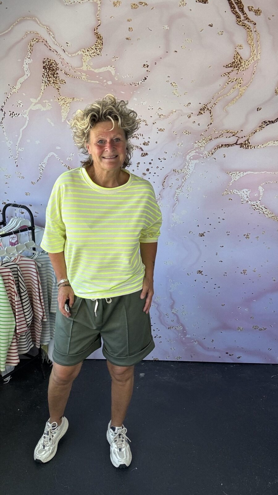 sweater Susie neon/offwhite