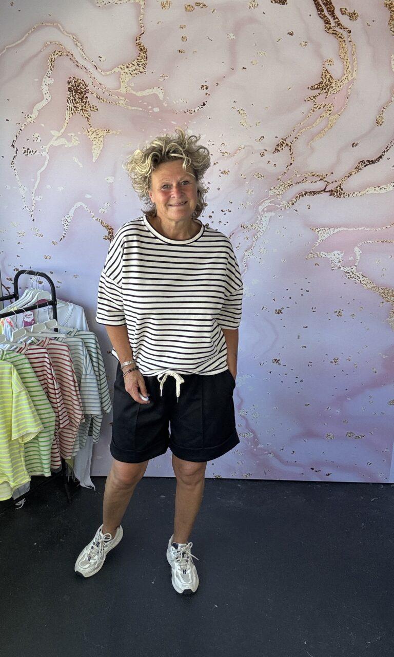 sweater Susie zwart/offwhite