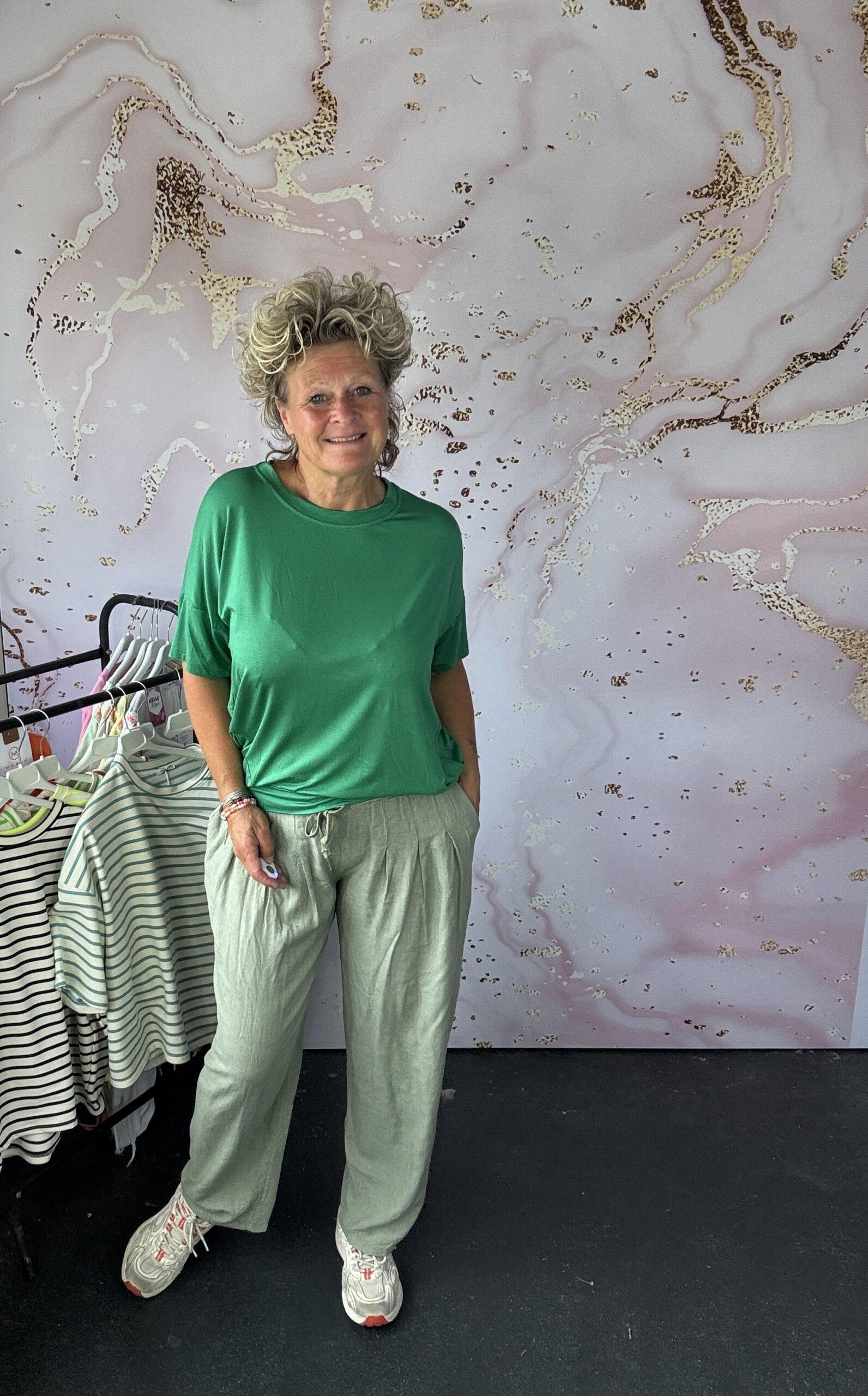T shirt Gera groen MOOIJ